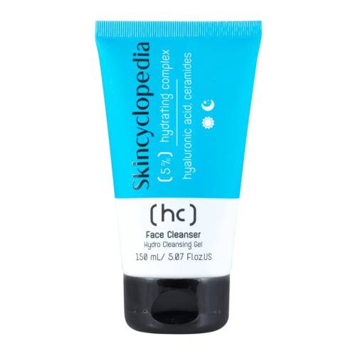 Gel de curatare faciala cu 5% complex hidratant, 150ml, Skincyclopedia
