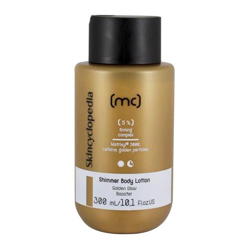 Lotiune de corp shimmer cu 5% complex de fermitate, 300ml, Skincyclopedia