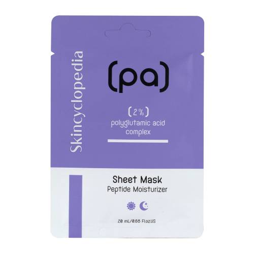 Masca de fata tip servetel cu acid poliglutaminic, 20ml, Skincyclopedia