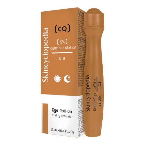 Ser roll-on pentru ochi cu cofeina si Q10, 15ml, Skincyclopedia