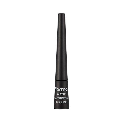 Tus Matte Waterproof 01 Black, 2.5ml, Flormar