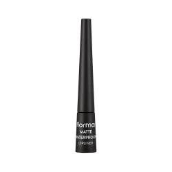 Tus Matte Waterproof 01 Black, 2.5ml, Flormar