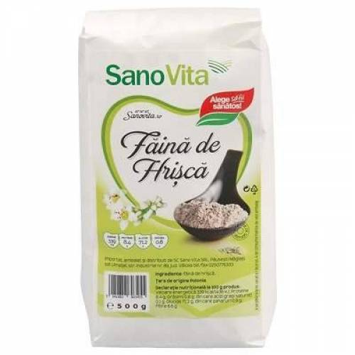 Faina integrala de hrisca, 500g - Sano Vita