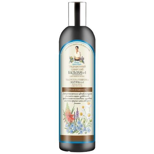 Balsam natural pentru volum si stralucire cu propolis, 550ml, Bunica Agafia