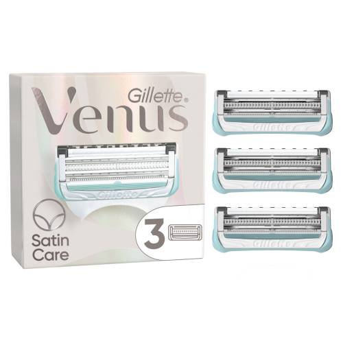 Set rezerve aparat ras pentru zona intima Venus Satin Care, 3 bucati, Gillette