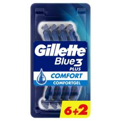 Set aparate de ras de unica folosinta Blue3 Comfort Plus, 8 bucati, Gillette