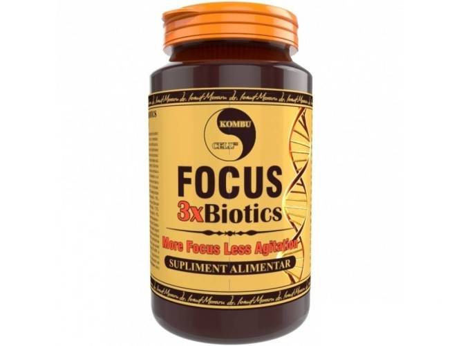 Focus 3xBiotics, 40cps - MEDICA