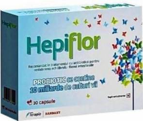 Hepiflor pentru adulti - 10 capsule Terapia