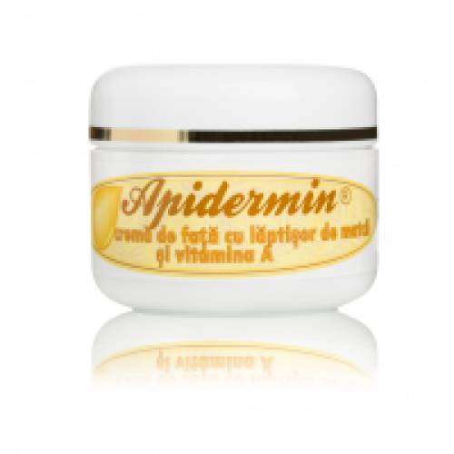 Crema pentru fata cu laptisor de matca si vitamina a- apidermin mic 30ml APIDERMIN