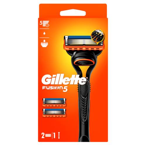 Aparat de ras pentru barbati Fusion5 + rezerva, 1 bucata, Gillette