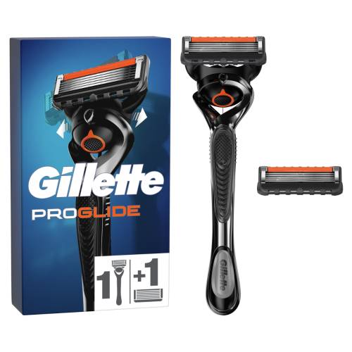 Aparat de ras pentru barbati Proglide + rezerva, 1 bucata, Gillette