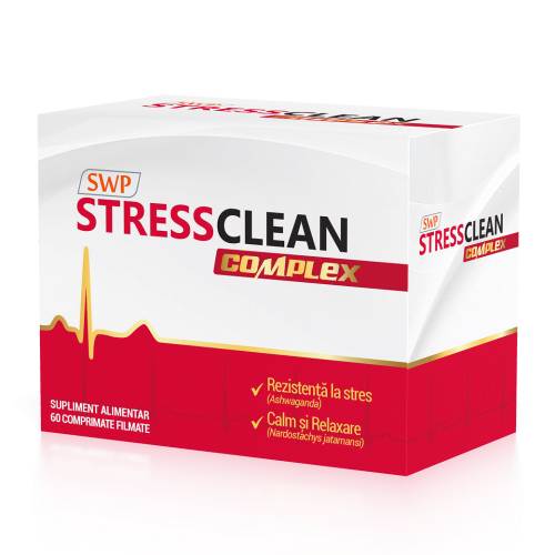 STRESSCLEAN COMPLEX 60 comprimate filmate, SUNWAVE PHARMA