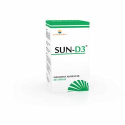 SUN D3 - vitamina D3 - 60cps - SUN WAVE PHARMA