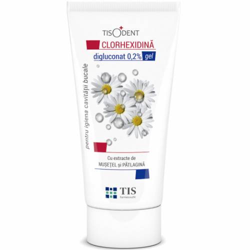Clorhexidina gel pentru igiena bucala, 50ml - Tis Farmaceutic