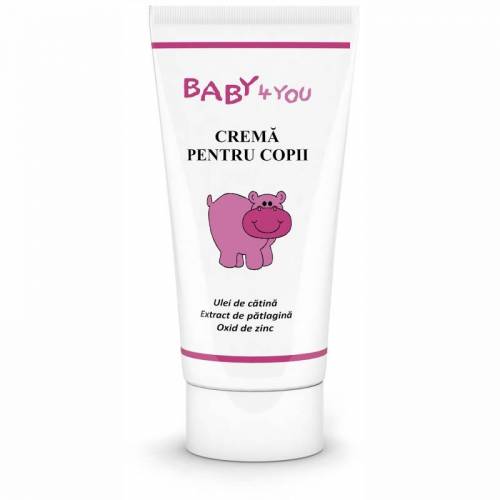 Crema pentru copii cu ulei de catina 50g - Tis Farmaceutic