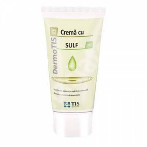 Crema cu sulf DermoTis 50ml, Tis Farmaceutic