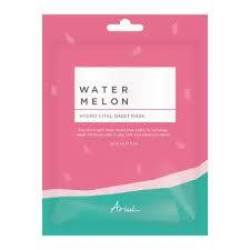 Masca de fata servetel cu Pepene Rosu Watermelon Hydro Glow, calmare si hidratare, Ariul