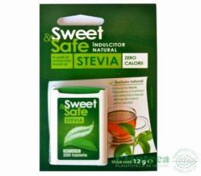 Stevie indulcitor tablete 200tb - SWEET&SAFE