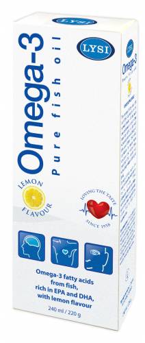 OMEGA 3 cu lamaie 240ml - LYSI