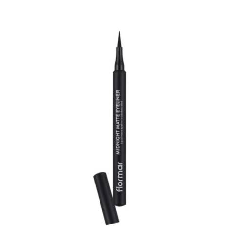 Tus de ochi Midnight Matte 01 Black, 1.2ml, Flormar