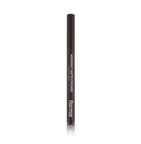 Tus de ochi Midnight Matte 02 Brown, 1.2ml, Flormar