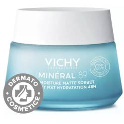 Sorbet-crema Mineral 89 Moisture Matte, 50ml, Vichy