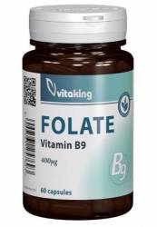 Folat organic, 400mcg, 60cps - VITAKING