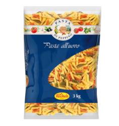 Penne tricolore din grau dur cu ou, 3 kg, Recheis