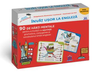 Invat usor engleza - nivel incepator - harti mentale - Editura DPH