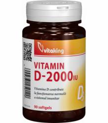 Vitamina D, 2000ui, 90cps - Vitaking