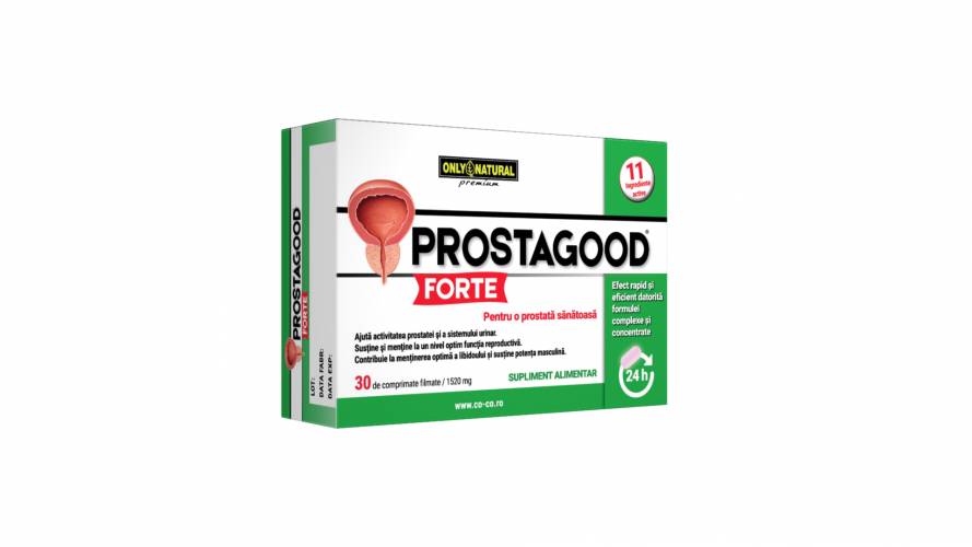PROSTAGOOD FORTE, prostata marita, 1520mg, 30 comprimate, ONLY NATURAL