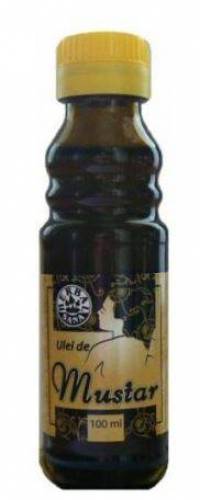 Ulei de Mustar Presat La Rece (uz intern) 100ml - HERBAVIT