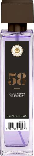 Apa de parfum pentru barbati Nr. 58, 150ml, IAP Pharma