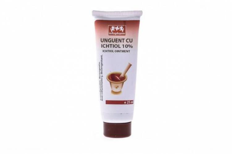 Unguent cu ichtiol 10%, 25ml - Infofarm
