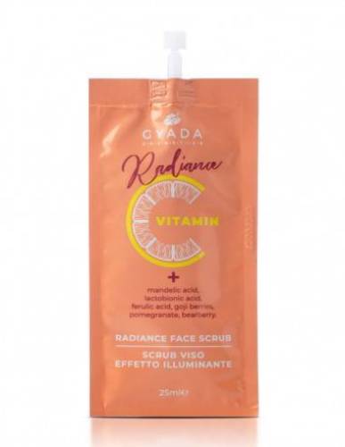 Exfoliant pentru fata cu vitamina C, 25 ml - Radiance Gyada Cosmetics