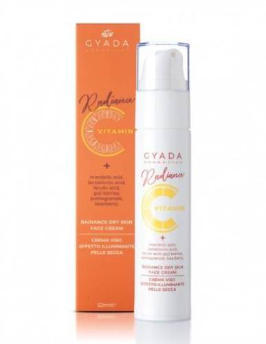 Crema de fata cu vitamina C pentru pielea uscata, 50 ml - Radiance Gyada Cosmetics