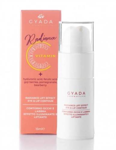Crema de ochi si contur buze cu vitamina C, 15 ml - Radiance Gyada Cosmetics