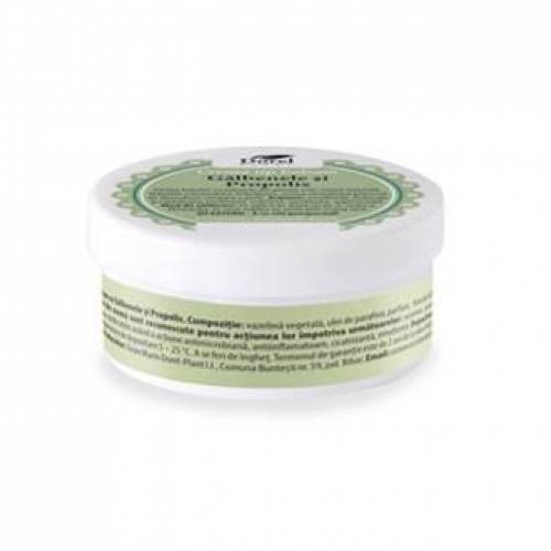 Crema tip balsam cu galbenele si propolis, 50 g, Dorel Plant