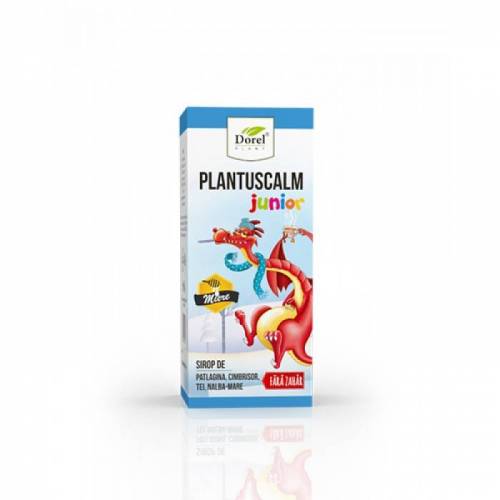Sirop Plantuscalm junior, cu miere, fara zahar, 200 ml, Dorel Plant