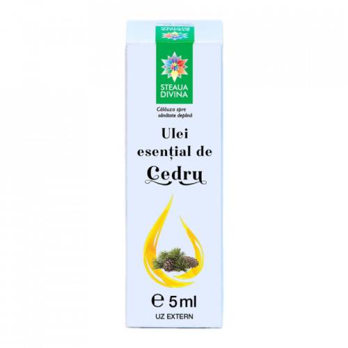 Ulei esential de Cedru, 5 ml, Steaua Divina