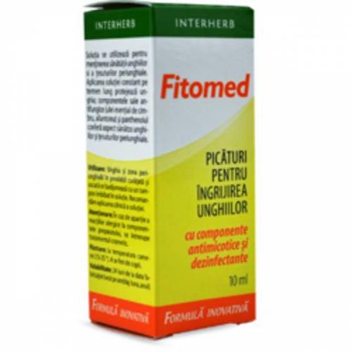 FITOMED PICATURI PENTRU UNGHII 10ml, INTERHERB