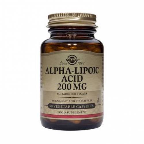 Alpha Lipoic Acid 200mg 50cps - SOLGAR