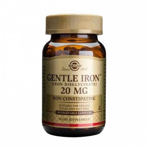 Gentle Iron 20mg 90vcps - SOLGAR
