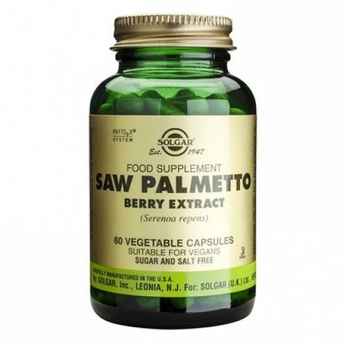 Saw Palmetto Berry - Extract de palmier pitic - 60 veg caps - SOLGAR
