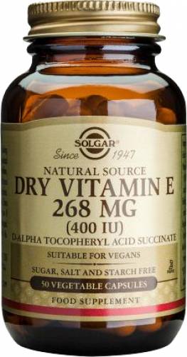 Vitamina E naturala 268mg 400ui 50 gelule - SOLGAR