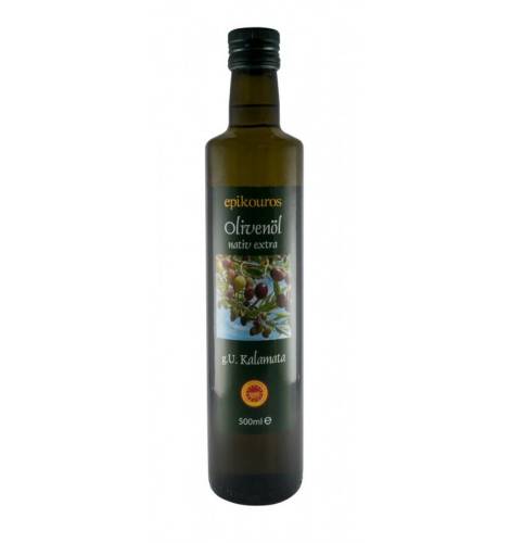Ulei de masline extravirgin din Kalamata, eco-bio, 500 ml, Epikouros