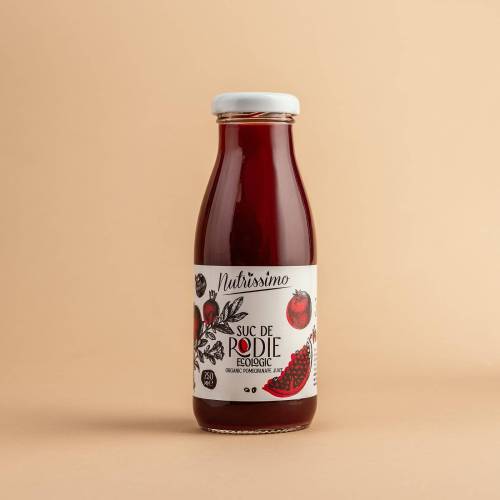 Suc de rodii presate la rece, eco-bio, 250 ml, Nutrissimo