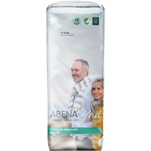 Aleze de unica folosinta Pad Quick & Extra Soft 90X60 cm, 10 bucati, Abena
