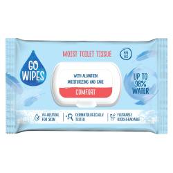 Hartie igienica umeda Comfort, 44 bucati, Go Wipes