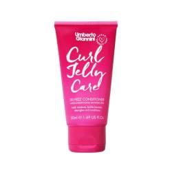 Balsam travel size pentru par cret anti-frizz Curl Jelly Care, 50ml, Umberto Giannini